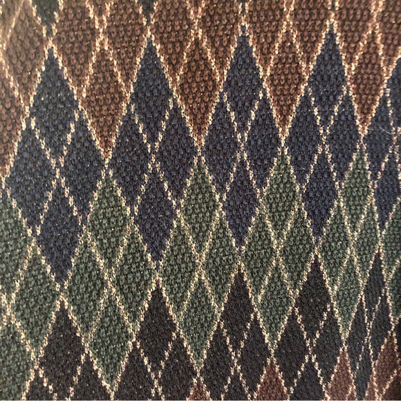 Vintage Crossings Diamond Pattern Crewneck Acrylic Sweater - Picture 4 of 7